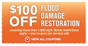 $100 OFF Emergency Flood Restoration
